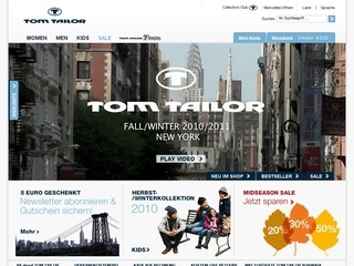 Официальный сайт Tom Tailor